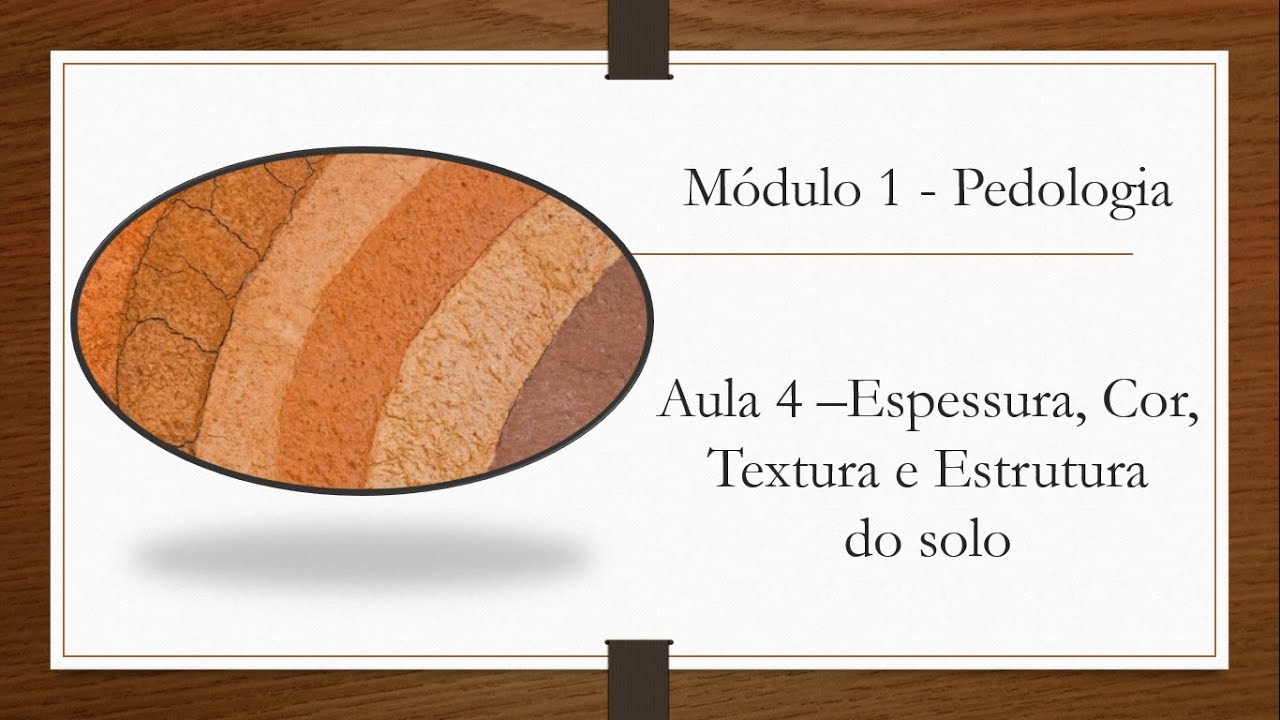 (PARTE 1) Espessura, Cor, Textura e Estrutura do solo - Aulas de solos 1.4