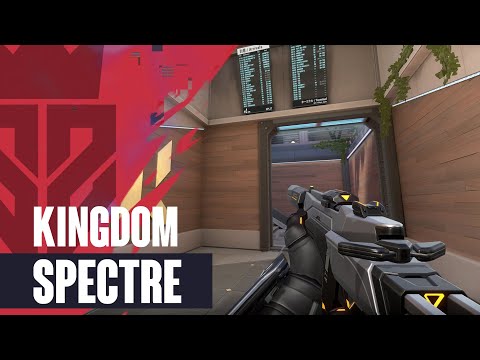Kingdom Spectre Skin Showcase [4K] - Valorant Battlepass Skins