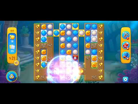 How to Match 3 Game Fishdom Levels - One by One 184
