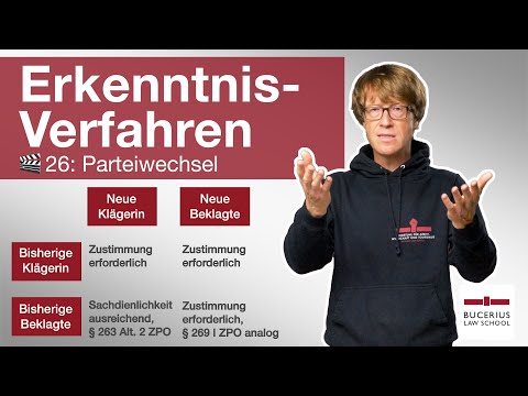🟩 Parteiwechsel | 🎬 26 | ZPO-Erkenntnisverfahren