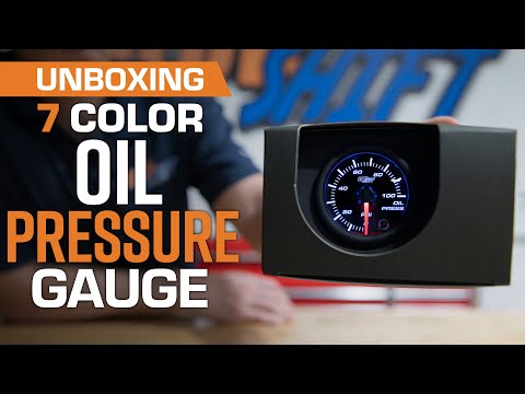 Unboxing | GlowShift 7 Color Series Automotive Oil Pressure Gauge