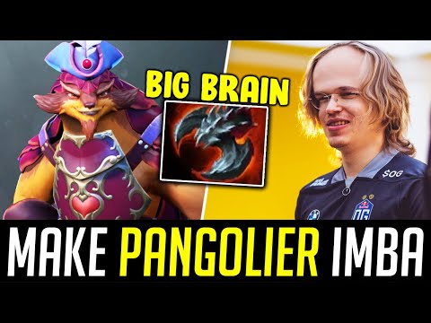 Make PANGOLIER Looks IMBA - Topson BIG BRAIN Item build DOTA 2