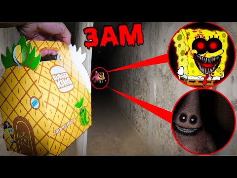 DO NOT ORDER THE SPONGEBOB BIKINI BOTTOM BURGER KING MEAL AT 3AM! | SPONGEBOB.EXE CAME TO MY HOUSE