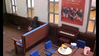 DIY Miniature K-ON's club room　ミニチュアけいおん部室