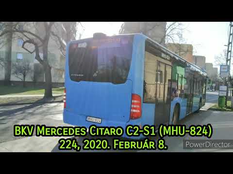Budapest busz Mercedes Citaro C2-S1 (MHU-824) @224