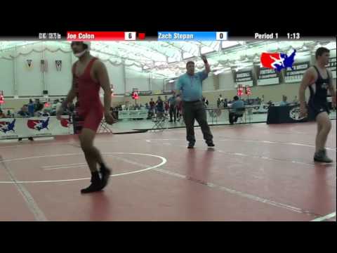 University Nat`ls FS  63 KG / 138.75 lbs: Joe Colon vs. Zach Stepan