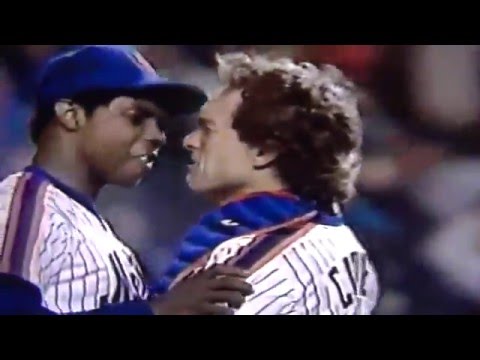 Dwight Gooden & Gary Carter Double Play Beat Houston Astros