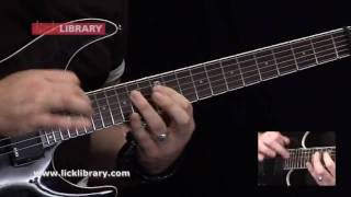 Alexi Laiho Style Fast Shred Guitar Solo Performance by Andy James | Quick Licks DVD Licklibrary