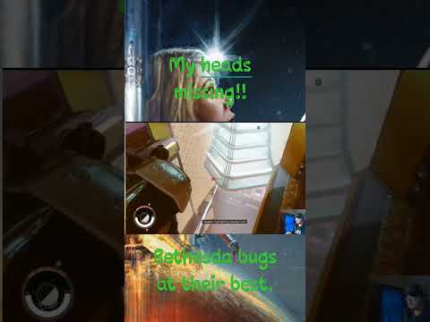 Starfield wall bug!! #bethesda #gaming #starfield #bugs