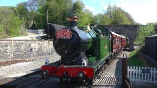 preview picture of video 'EVR,2013,Steam Gala,HD,Ecclesbourne Valley Railway,GWR 5643,5th May,England.'