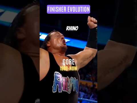 Every FINISHER of Rhino ! #shorts #wwe