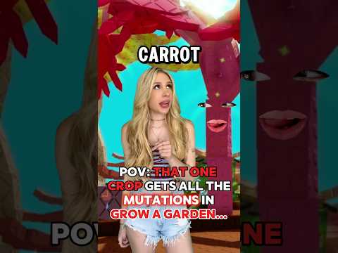 When The “WORST CROP” Gets All The MUTATIONS in GROW A GARDEN on ROBLOX… 🥕