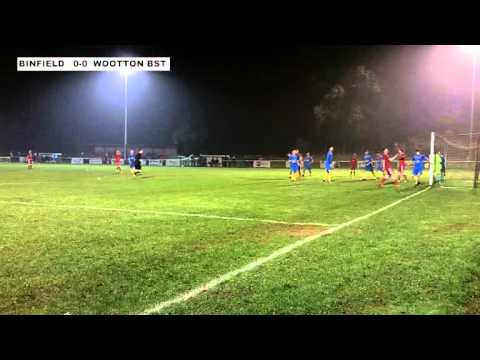 BINFIELD FC TV   BINFIELD 1 0 WOOTTON BASSETT TOWN   Uhlsport Hellenic Premier Division   13 11 11