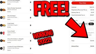 *UPDATED* How To Get FREE DOORDASH August 2022! Free DoorDash Discount Code! (CODE IN DESCRIPTION)