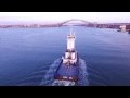 DJI Phantom 3P Tugboats, Birds and Water in the Kill Van Kull, Staten Island,NY FPV HD