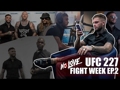 NoLove Fight Week Ep2 - UFC227 Media Day 1 - Behind the scene footage UFC227