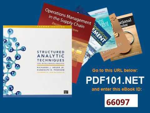 Structured Analytic Techniques for Intelligence Analysis;