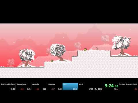 Knytt Stories: The Machine 100% speedrun in 17:23