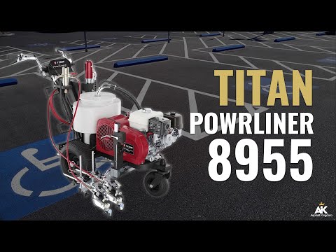 Striping Parking Lot Lines with the Powerful PL8955 💪