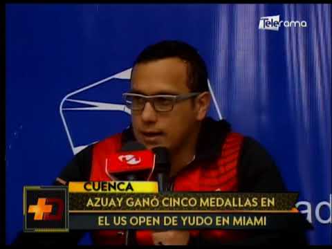 Azuay ganó cinco medallas en el US Open de yudo en Miami