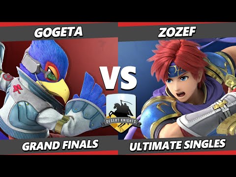 Desert Knights XI GRAND FINALS - ZoZeF (Roy) Vs. Gogeta (Falco) Smash Ultimate - SSBU