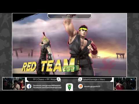 GUMS 15 Doubles (Winner's Semis) - SplashDamage + Hero vs Kogarasuma + Chavo
