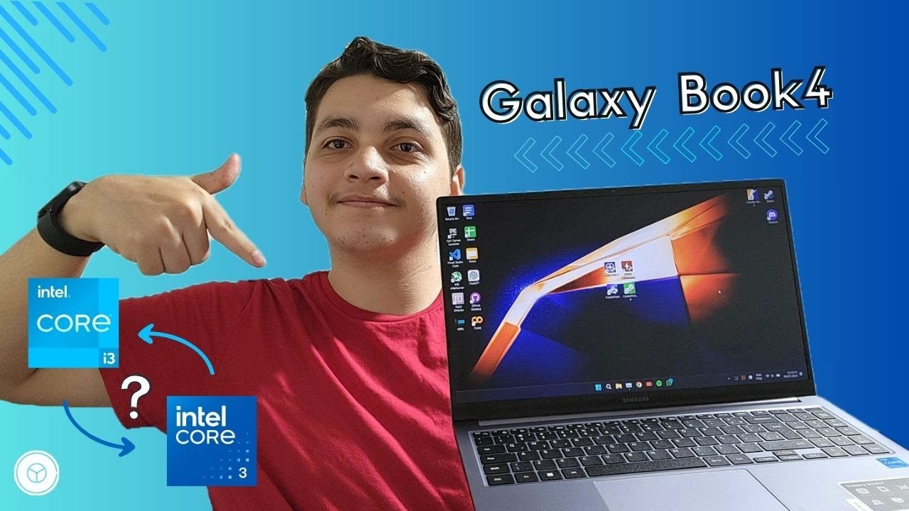 LANÇAMENTO 2024! Samsung Galaxy Book4 i3 - Unboxing e Primeiras Impressões
