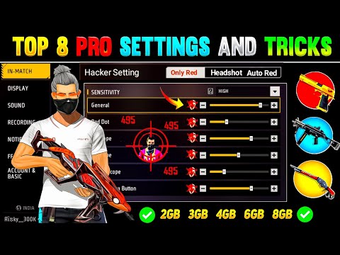 Free Fire Auto Headshot Trick 2025 Sensitivity | 2gb, 4gb, 6gb Ram Headshot Sensitivity Setting