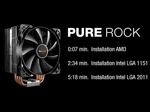Installation: Pure Rock (AMD & Intel) | be quiet!