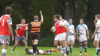 preview picture of video 'Budapest Vs. Illesheim Rugby Sevens Munich 26-Sep.14'