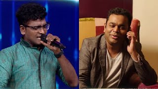 AR Rahman Request to Ajay Krishna Sing Like Udit N