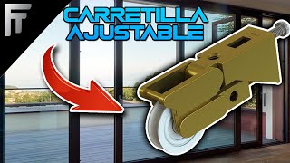 carretilla ajustable ó aniveladora JAMAK como colocarlas en ventanas de aluminio de 3 pulgadas
