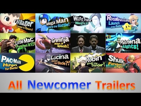 All Main Trailers - Super Smash Bros. for 3DS/Wii U (HD)