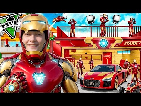 ကျွန်တော့်အိမ်ကို Iron Man စခန်းကြီးအဖြစ် ပြောင်းလဲခဲ့တယ် | Iron Man House in GTA V