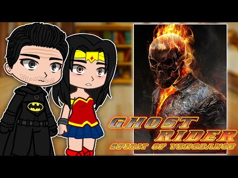 Justice League React To Ghost Rider | Johnny Blaze | Gacha react