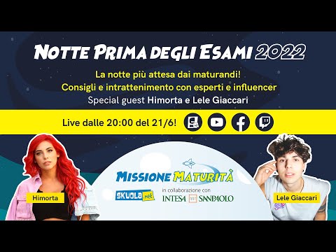 Notte Prima degli Esami 2022 Live