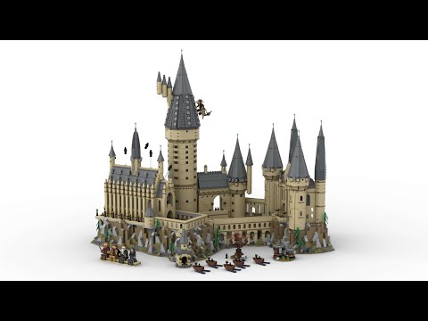 Lego 71043 Hogwarts Castle Speed Build LDD by PLegoBB