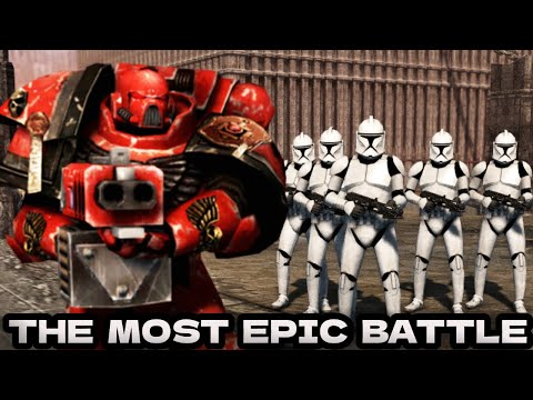 50 Space Marines vs 5000 Clone Troopers - Who Will Survive? [WARHAMMER 40K vs STAR WARS]