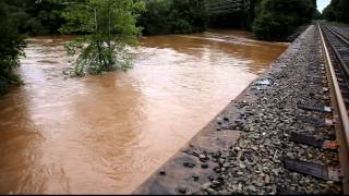 preview picture of video 'Raging North Branch River - Hurricane Irene'