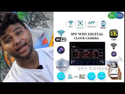 Safety net wifi spy digital wall clock camera, 1080 p, for s...