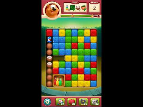 Toon Blast Level 2424 - NO BOOSTERS 🐻🐺🐱 | SKILLGAMING ✔️