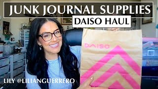 Haul Video - Junk Journal Supplies from Daiso in Little Tokyo Los Angeles, CA
