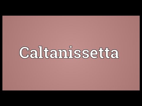 Caltanissetta Meaning