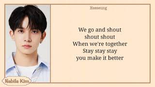 Download lagu ENHYPEN (엔하이픈) 'SHOUT OUT' easy lyrics mp3