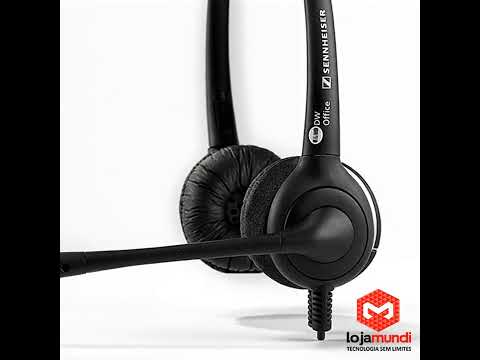 Video do produto Headset Biauricular Topuse FP 350 RJ9 com Tiara em Aço Inox