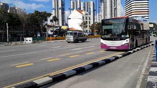 (Singtel Circle Full Body Advertisement) SBS5182B(UPDEP) On Service 57 At Rochor Canal Road 