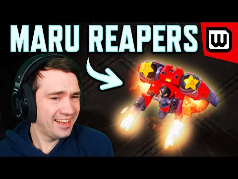 Maru's MASS REAPER vs Zerg?! Starcraft 2