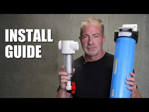 How to Install a Sediment Filter for Well Water (Big Blue & Rusco)