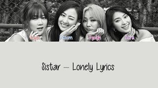 Sistar – Lonely [Hang, Rom &amp; Eng Lyrics]