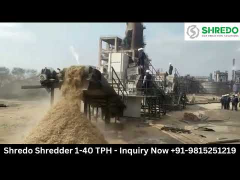 Heavy Duty Industrial Rice Paddy Straw Shredder